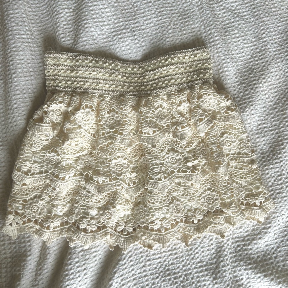 Raga lace ruffle festival skirt